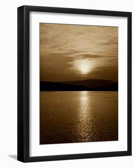 Sunset, Exmouth, 1911-null-Framed Premium Photographic Print