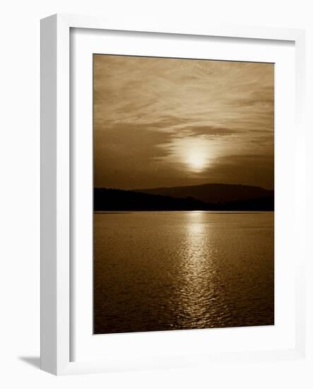 Sunset, Exmouth, 1911-null-Framed Premium Photographic Print