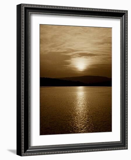 Sunset, Exmouth, 1911-null-Framed Premium Photographic Print