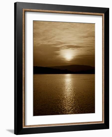 Sunset, Exmouth, 1911-null-Framed Photographic Print