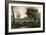 Sunset: Figures under Trees-Jean-Baptiste-Camille Corot-Framed Giclee Print