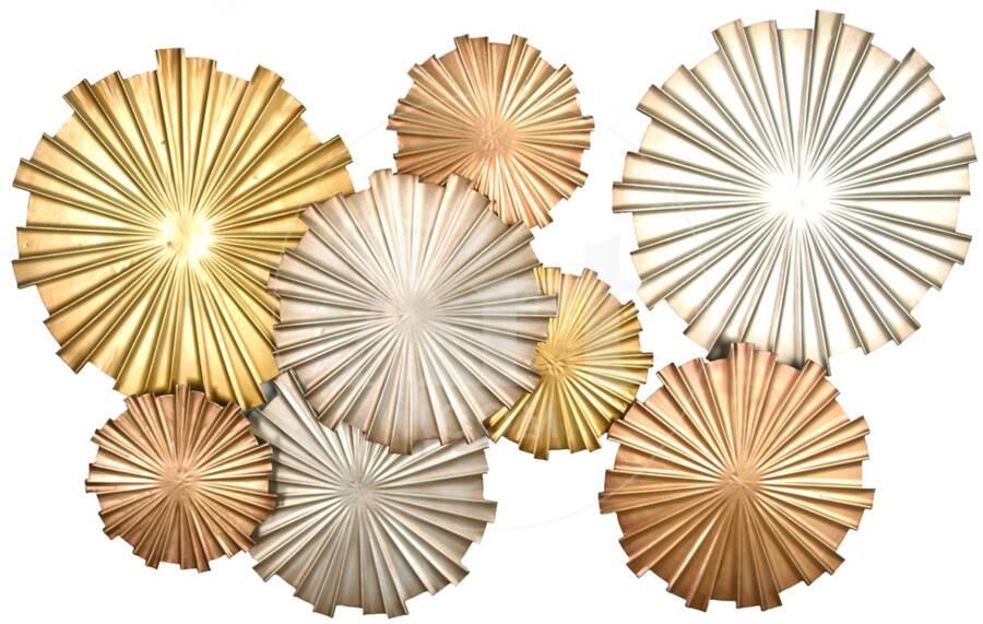 Sunset Fireworks Metallic Wall Decor Alternative By Art Com