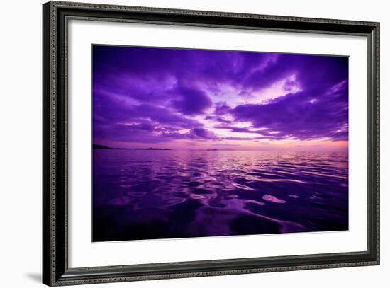 Sunset, Flores Island, Indonesia, Southeast Asia, Asia-Laura Grier-Framed Photographic Print