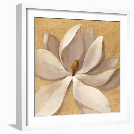 Sunset Flower I on Gold-Silvia Vassileva-Framed Art Print