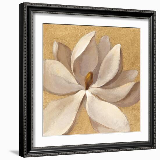 Sunset Flower I on Gold-Silvia Vassileva-Framed Art Print