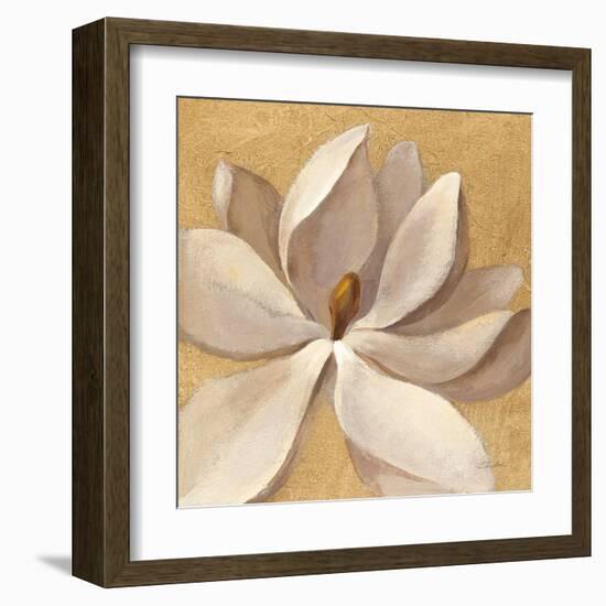 Sunset Flower I on Gold-Silvia Vassileva-Framed Art Print