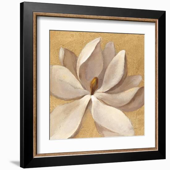 Sunset Flower I on Gold-Silvia Vassileva-Framed Art Print