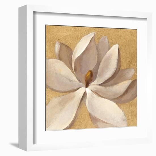 Sunset Flower I on Gold-Silvia Vassileva-Framed Art Print