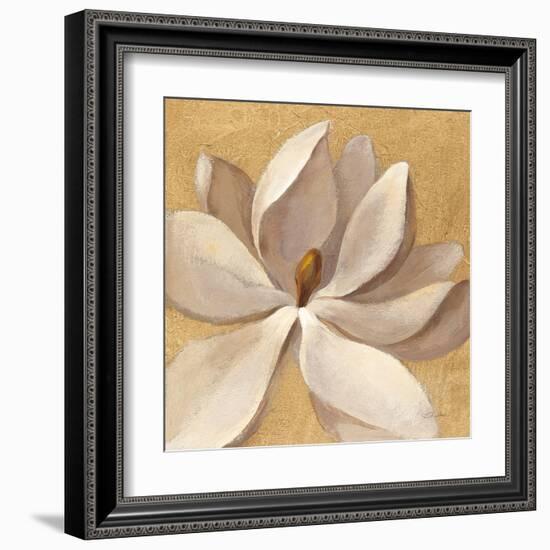 Sunset Flower I on Gold-Silvia Vassileva-Framed Art Print