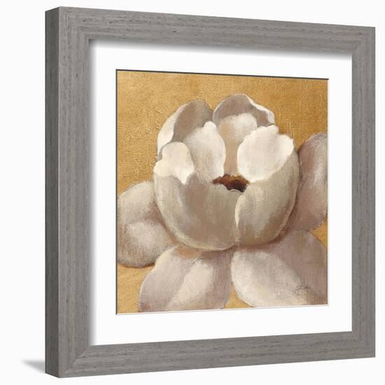 Sunset Flower II on Gold-Silvia Vassileva-Framed Art Print