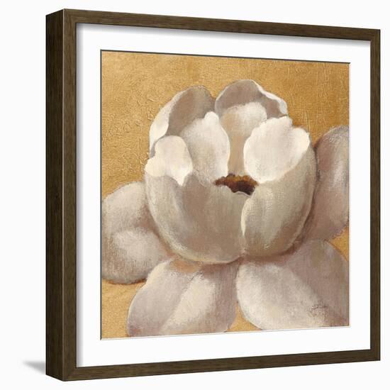 Sunset Flower II on Gold-Silvia Vassileva-Framed Art Print