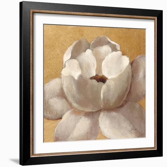 Sunset Flower II on Gold-Silvia Vassileva-Framed Art Print