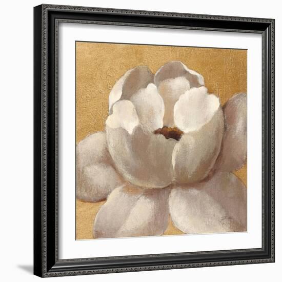 Sunset Flower II on Gold-Silvia Vassileva-Framed Art Print