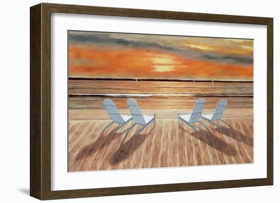 Sunset for Four-Diane Romanello-Framed Art Print