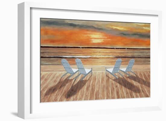 Sunset for Four-Diane Romanello-Framed Art Print