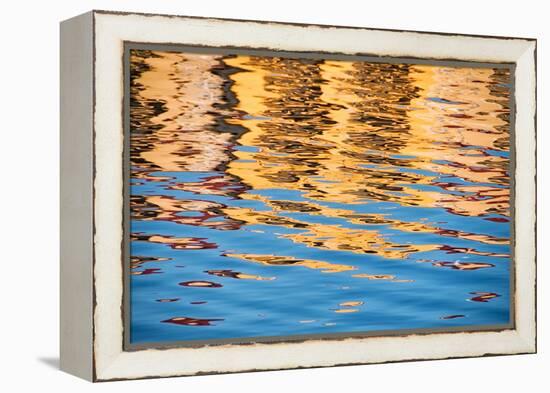 Sunset Fragments-Mary Lou Johnson-Framed Stretched Canvas