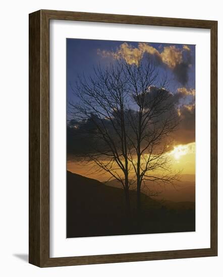 Sunset from Appalachian Trail, Shenandoah National Park, Virginia, USA-Charles Gurche-Framed Photographic Print