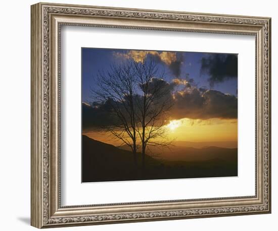 Sunset from Appalachian Trail, Shenandoah National Park, Virginia, USA-Charles Gurche-Framed Photographic Print