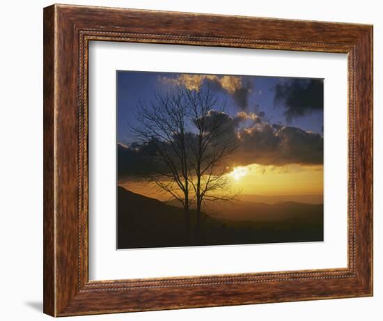 Sunset from Appalachian Trail, Shenandoah National Park, Virginia, USA-Charles Gurche-Framed Photographic Print