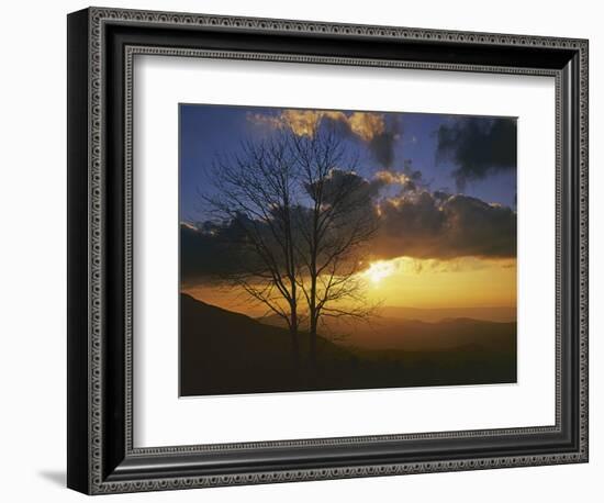 Sunset from Appalachian Trail, Shenandoah National Park, Virginia, USA-Charles Gurche-Framed Photographic Print