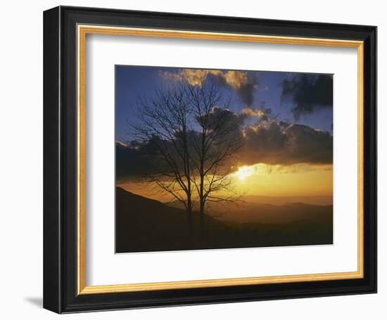 Sunset from Appalachian Trail, Shenandoah National Park, Virginia, USA-Charles Gurche-Framed Photographic Print