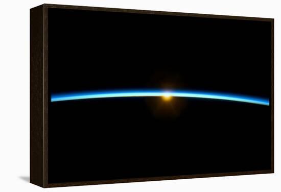 Sunset From Earth Orbit-null-Framed Premier Image Canvas