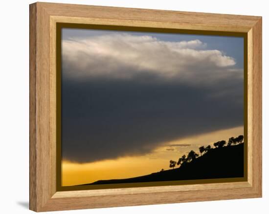 Sunset from Geech Camp, Simien Mountains National Park, Ethiopia, Africa-David Poole-Framed Premier Image Canvas