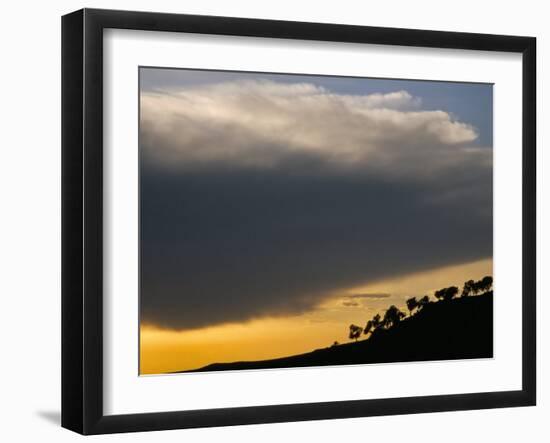 Sunset from Geech Camp, Simien Mountains National Park, Ethiopia, Africa-David Poole-Framed Photographic Print