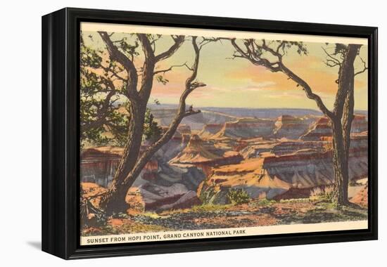 Sunset from Hopi Point, Grand Canyon-null-Framed Stretched Canvas