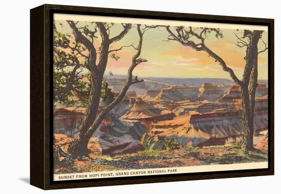 Sunset from Hopi Point, Grand Canyon-null-Framed Stretched Canvas