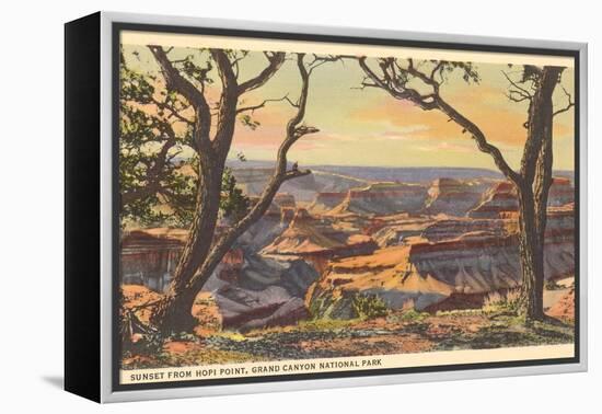 Sunset from Hopi Point, Grand Canyon-null-Framed Stretched Canvas