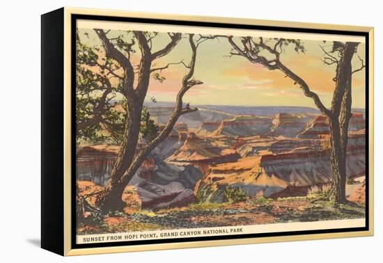 Sunset from Hopi Point, Grand Canyon-null-Framed Stretched Canvas