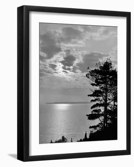 Sunset from Mackinac Island, Mich.-null-Framed Photo