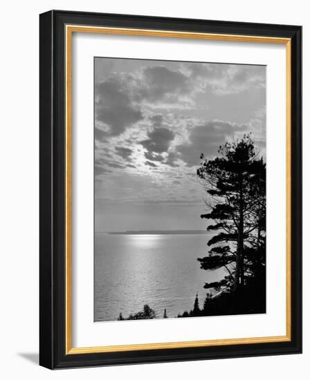 Sunset from Mackinac Island, Mich.-null-Framed Photo