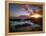 Sunset from Napili Point, Maui, Hawaii, USA-Charles Gurche-Framed Premier Image Canvas