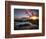 Sunset from Napili Point, Maui, Hawaii, USA-Charles Gurche-Framed Photographic Print