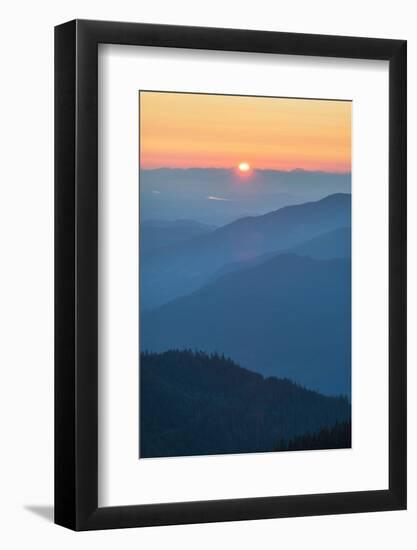 Sunset from Skyline Divide. Mount Baker Wilderness, North Cascades, Washington State-Alan Majchrowicz-Framed Photographic Print