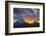 Sunset, from the Oxbow, Grand Tetons, Grand Teton NP, Wyoming, USA-Michel Hersen-Framed Photographic Print