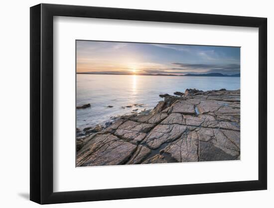 Sunset from, Washington State Park Anacortes, Washington State-Alan Majchrowicz-Framed Photographic Print