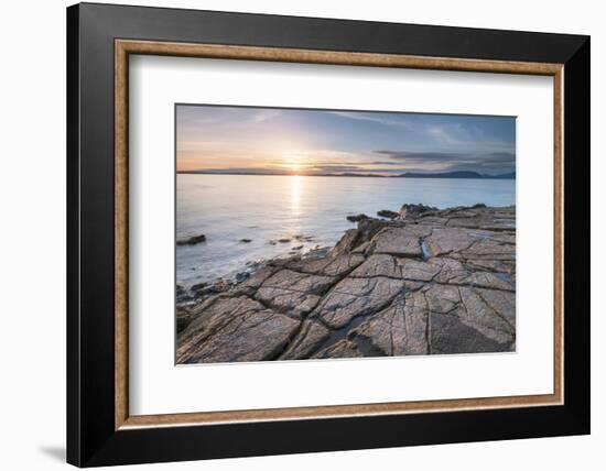 Sunset from, Washington State Park Anacortes, Washington State-Alan Majchrowicz-Framed Photographic Print