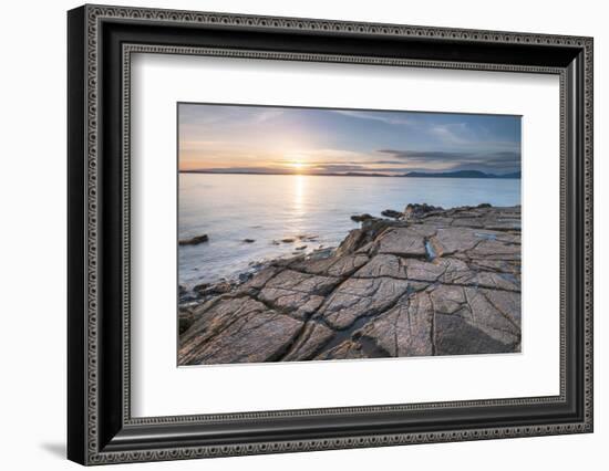 Sunset from, Washington State Park Anacortes, Washington State-Alan Majchrowicz-Framed Photographic Print