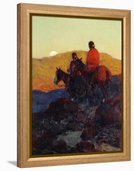 Sunset Glow-Frank Tenney Johnson-Framed Premier Image Canvas