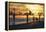 Sunset Gold - In the Style of Oil Painting-Philippe Hugonnard-Framed Premier Image Canvas