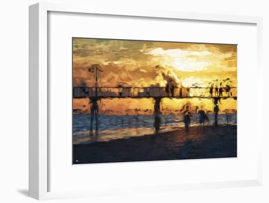Sunset Gold - In the Style of Oil Painting-Philippe Hugonnard-Framed Giclee Print