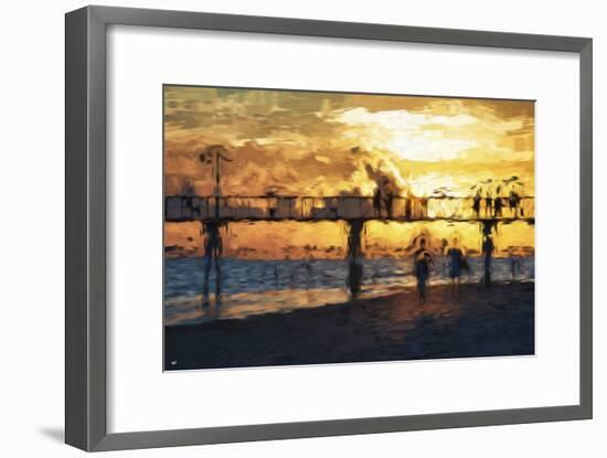 Sunset Gold - In the Style of Oil Painting-Philippe Hugonnard-Framed Giclee Print