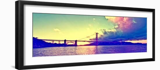 Sunset - Golden Gate Bridge - San Francisco - California - United States-Philippe Hugonnard-Framed Photographic Print