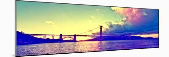 Sunset - Golden Gate Bridge - San Francisco - California - United States-Philippe Hugonnard-Mounted Photographic Print