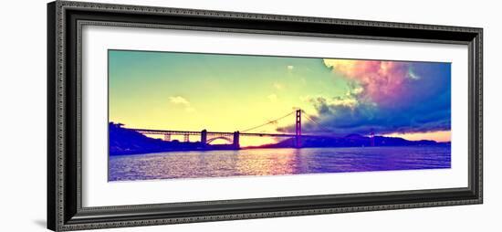 Sunset - Golden Gate Bridge - San Francisco - California - United States-Philippe Hugonnard-Framed Photographic Print