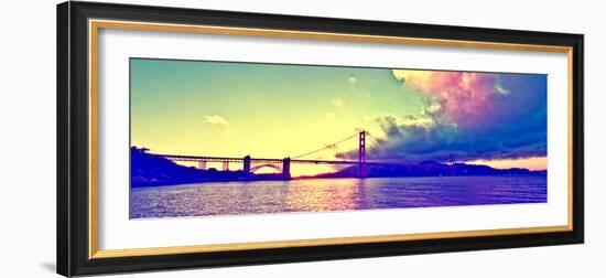 Sunset - Golden Gate Bridge - San Francisco - California - United States-Philippe Hugonnard-Framed Photographic Print