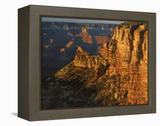 Sunset, Grand Canyon National Park, Arizona, USA-Charles Gurche-Framed Premier Image Canvas